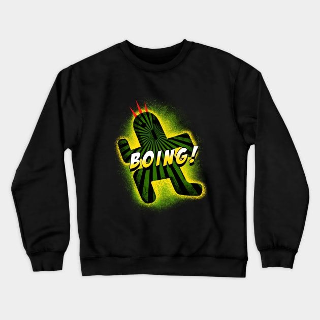 Boing! Crewneck Sweatshirt by SourKrispop